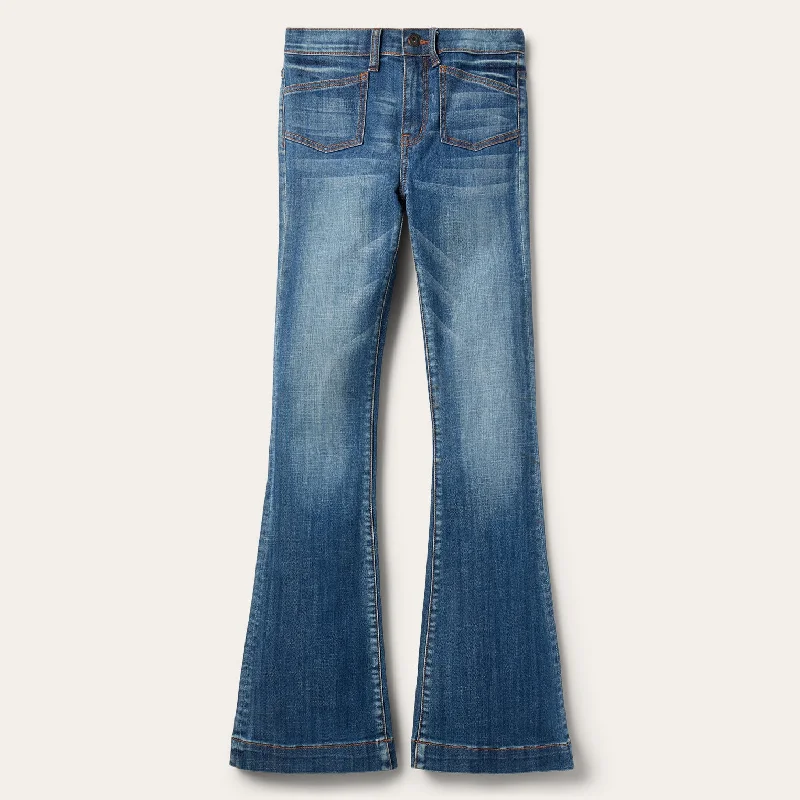 High - waisted women jeans for a flattering silhouette921 High Rise Flare Jeans