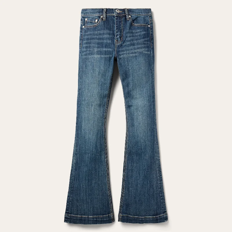 Stretch women jeans for enhanced mobility and comfort921 High Rise Flare Jeans