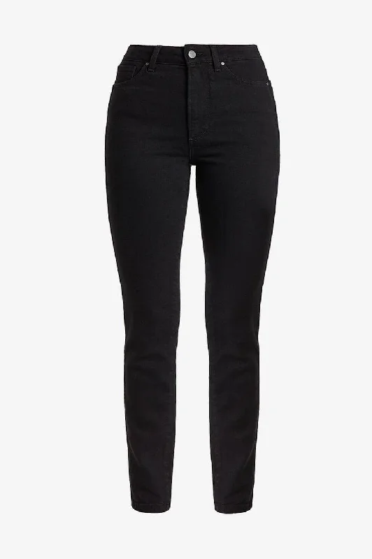 Anine Bing Jagger Jean in Over Dye Black