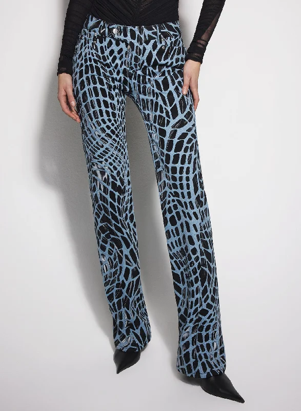 Bootcut women jeans to complement various shoe stylesblack velvet print straight leg jeans Bootcut women jeans to complement various shoe stylesblack velvet print straight leg jeans