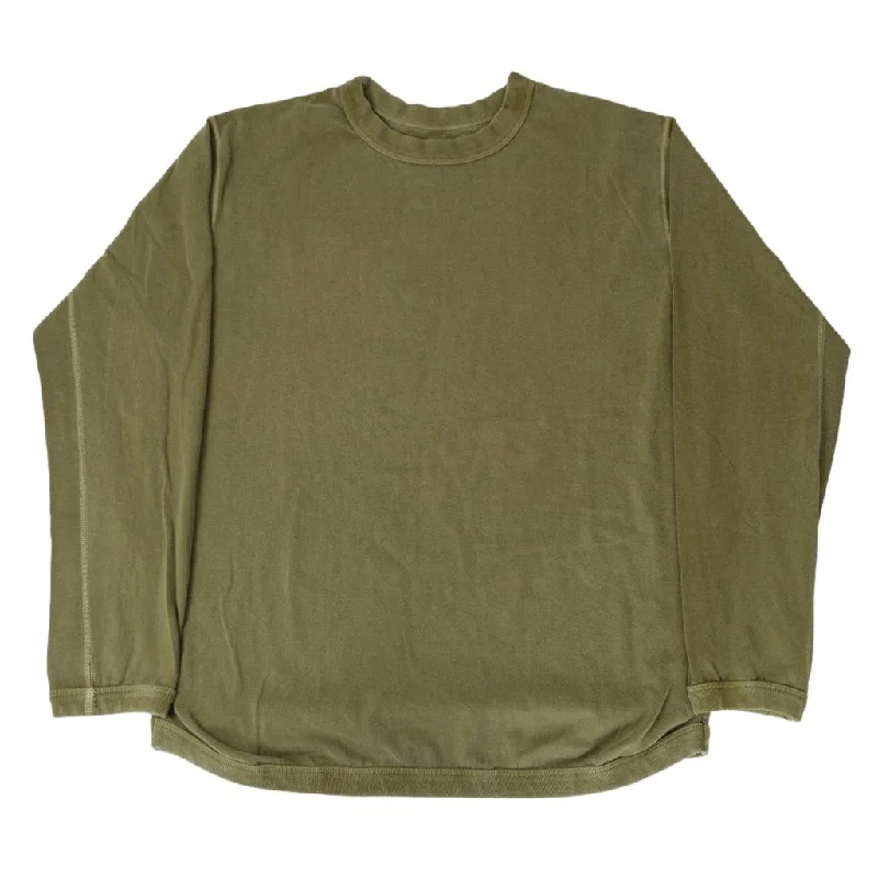 Fullcount Flatseam Heavyweight L/S Tee (Olive)