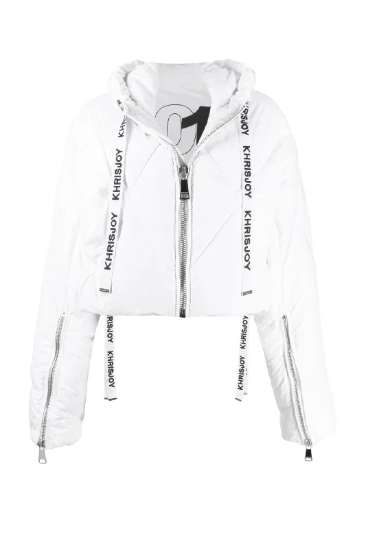 Cargo women jeans with multiple pockets for added functionalityKhrisjoy Puff Khris Cropped Jacket - White Cargo women jeans with multiple pockets for added functionalityKhrisjoy Puff Khris Cropped Jacket - White