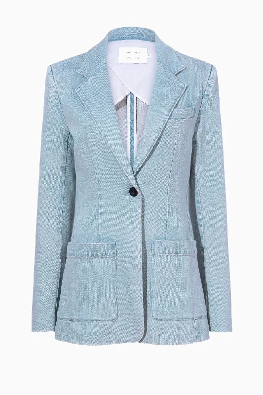Stretch women jeans for enhanced mobility and comfortProenza Schouler White Label Freya Blazer - Grey Indigo Stretch women jeans for enhanced mobility and comfortProenza Schouler White Label Freya Blazer - Grey Indigo