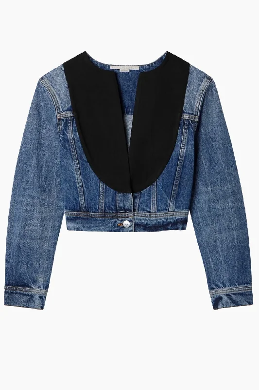 Stella McCartney Tuxedo Denim Jacket - Mid Vintage Blue