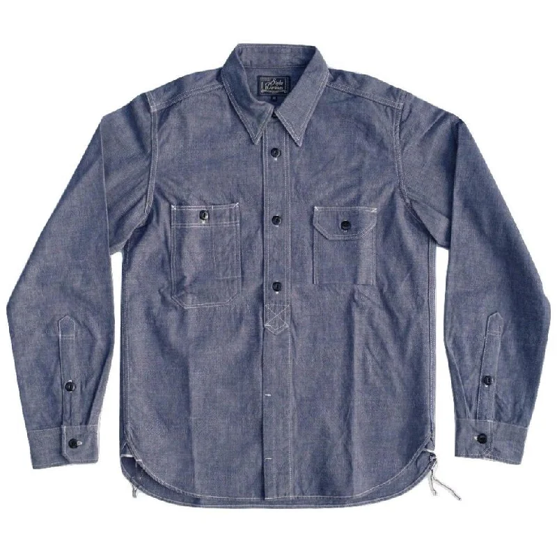 Studio D'Artisan Selvedge Chambray Work Shirt