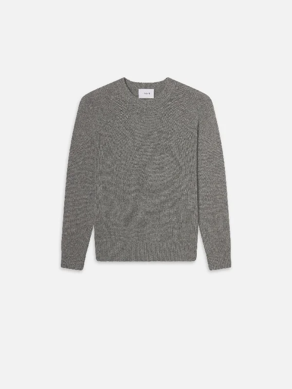 Embroidered women jeans with intricate patternsCashmere Crewneck Sweater -- Gris