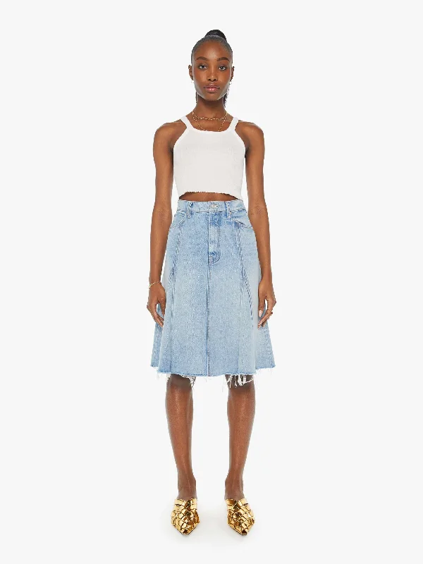 Wide - leg women jeans for a modern and relaxed vibeThe Half Swing Fray - Silent Treatment Wide - leg women jeans for a modern and relaxed vibeThe Half Swing Fray - Silent Treatment