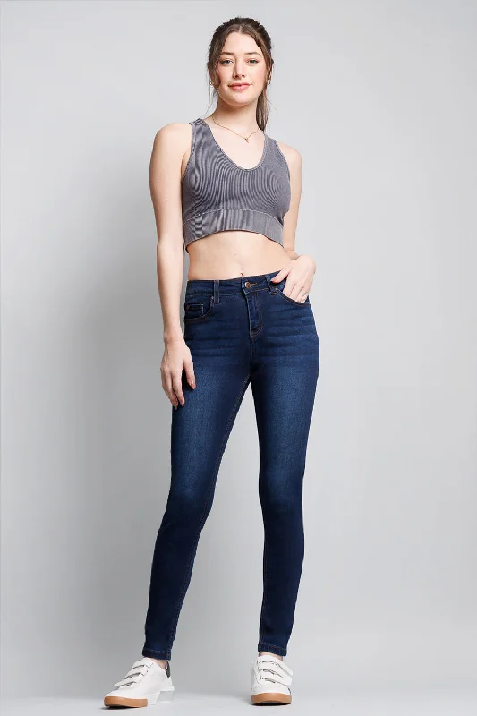 Wide - leg women jeans for a modern and relaxed vibeHigh Rise Classic Ankle Skinny Jeans Wide - leg women jeans for a modern and relaxed vibeHigh Rise Classic Ankle Skinny Jeans