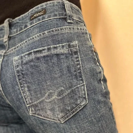 Women's budget - friendly denim pants Button - fly women jeans with a traditional touch CC Western Women's Wide Leg Trouser Jean Women's budget - friendly denim pants Button - fly women jeans with a traditional touch CC Western Women's Wide Leg Trouser Jean