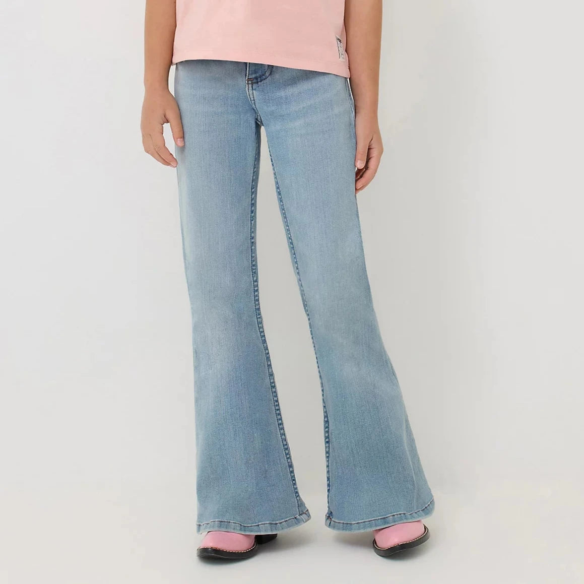 Women's cotton jogger pants Acid - wash women jeans with a retro finish Girl's Wrangler x Lainey Wilson Daydream Bell Bottoms in Daydream Wash Women's cotton jogger pants Acid - wash women jeans with a retro finish Girl's Wrangler x Lainey Wilson Daydream Bell Bottoms in Daydream Wash