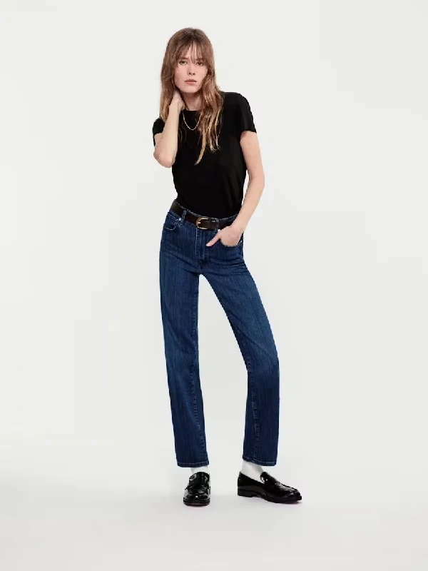 Women's ruffled hem dress pants Cargo women jeans with multiple pockets for added functionality Le Sleek Straight Women's ruffled hem dress pants Cargo women jeans with multiple pockets for added functionality Le Sleek Straight