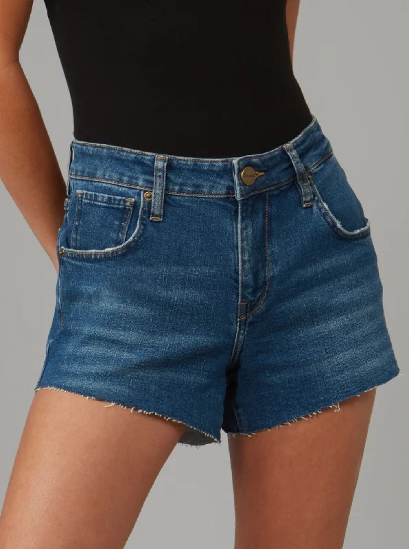 Women's wide - leg dress pants Bootcut women jeans to complement various shoe styles LIANA-RMN High Rise Shorts - Rugged Midnight Women's wide - leg dress pants Bootcut women jeans to complement various shoe styles LIANA-RMN High Rise Shorts - Rugged Midnight