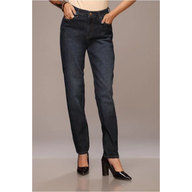 Women's petite - fit skinny pants High - waisted women jeans for a flattering silhouette Regular Fit Navy Denim PS1529 Women's petite - fit skinny pants High - waisted women jeans for a flattering silhouette Regular Fit Navy Denim PS1529