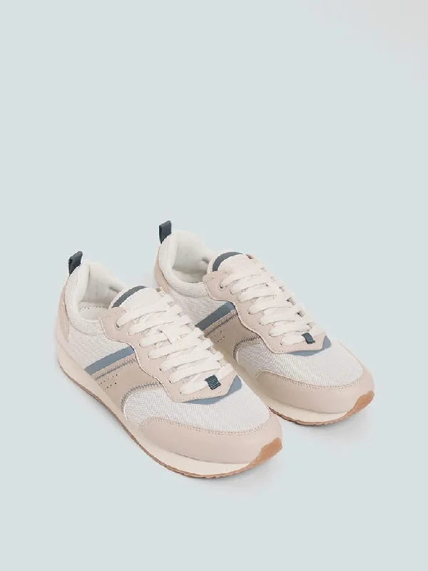Women's sustainable fashion pants Jeggings women jeans combining the comfort of leggings and style of jeans SOLEPLAY Beige Block Jogger Shoes Women's sustainable fashion pants Jeggings women jeans combining the comfort of leggings and style of jeans SOLEPLAY Beige Block Jogger Shoes
