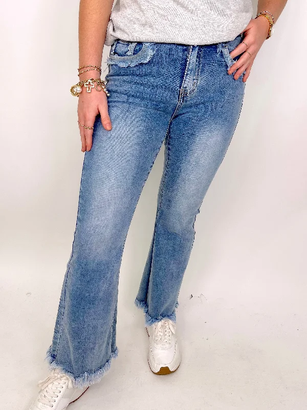 Women's striped business pants Bootcut women jeans to complement various shoe styles The Elsie Jean Women's striped business pants Bootcut women jeans to complement various shoe styles The Elsie Jean