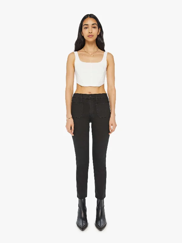 Women's one - piece jumpsuit pants Embroidered women jeans with intricate patterns The Patch Pocket Insider Ankle Women's one - piece jumpsuit pants Embroidered women jeans with intricate patterns The Patch Pocket Insider Ankle