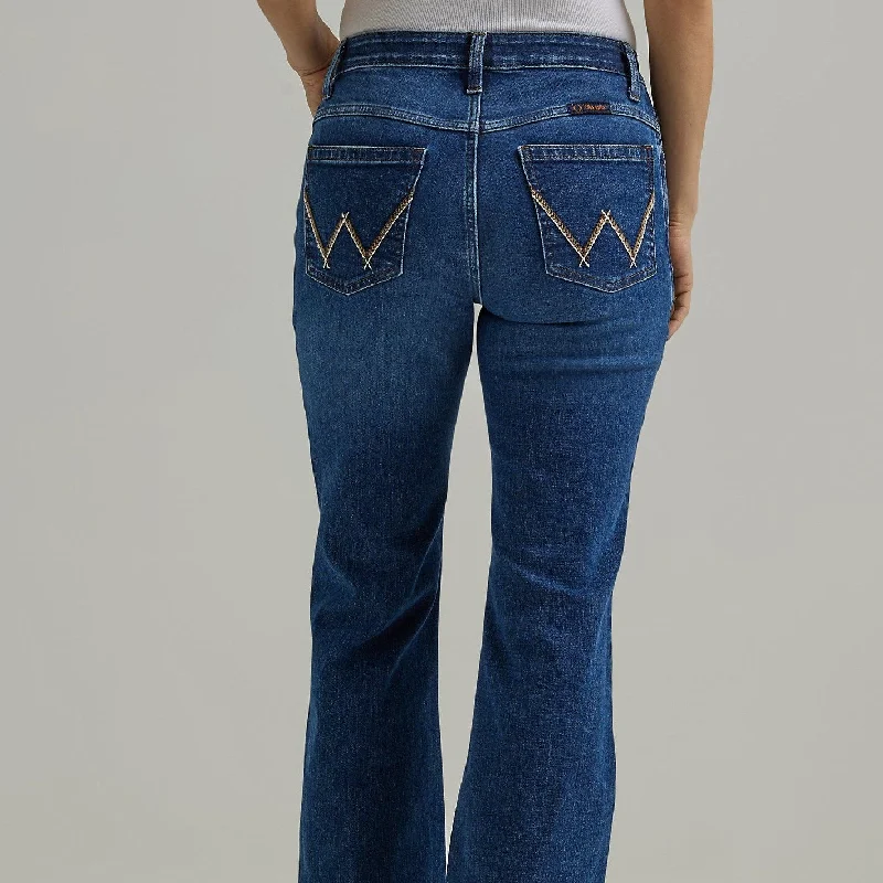 Women's pants for yoga studio Cargo women jeans with multiple pockets for added functionality Wrangler Women's Willow Ultimate Riding Trouser Jean in Parker Women's pants for yoga studio Cargo women jeans with multiple pockets for added functionality Wrangler Women's Willow Ultimate Riding Trouser Jean in Parker