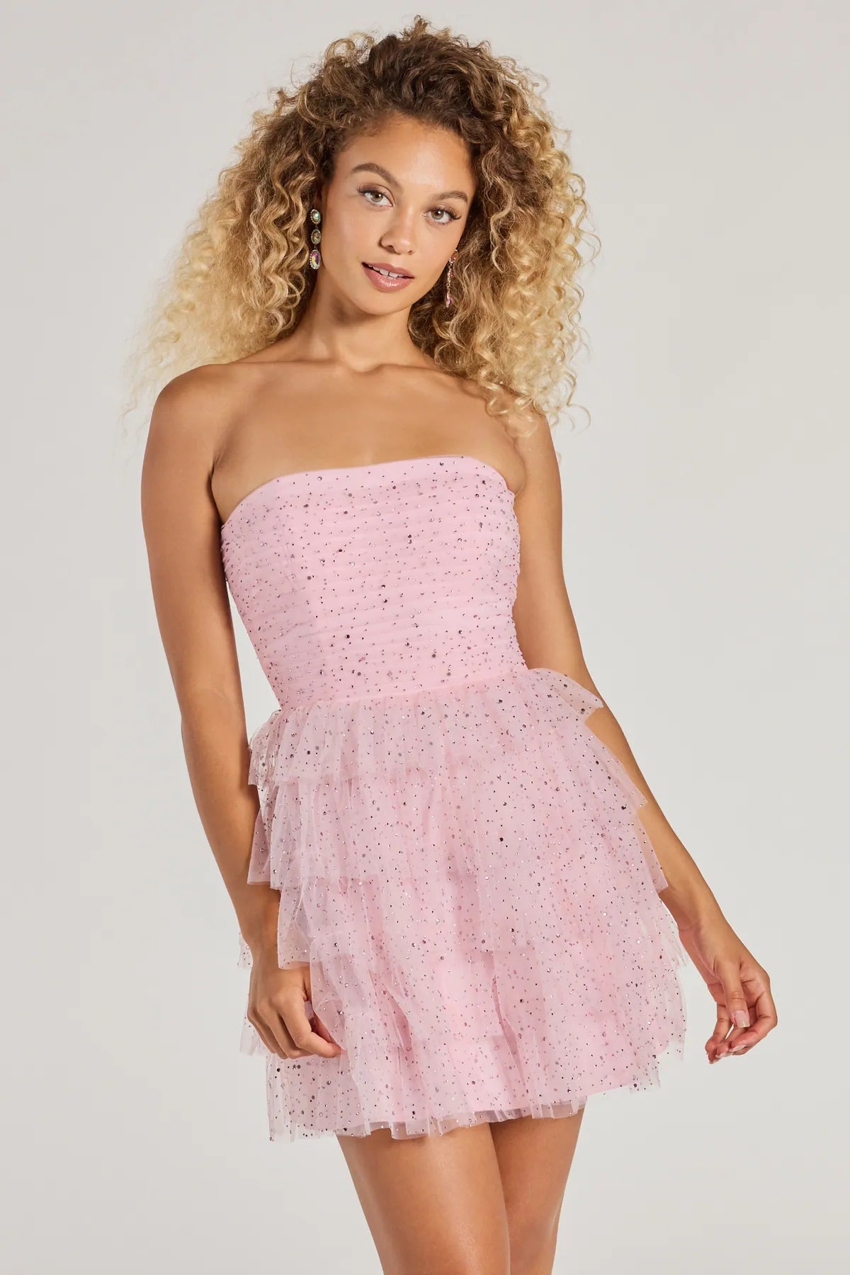 Strapless mini dresses for a beach vacationArie Strapless Rhinestone A-Line Party Dress Strapless mini dresses for a beach vacationArie Strapless Rhinestone A-Line Party Dress