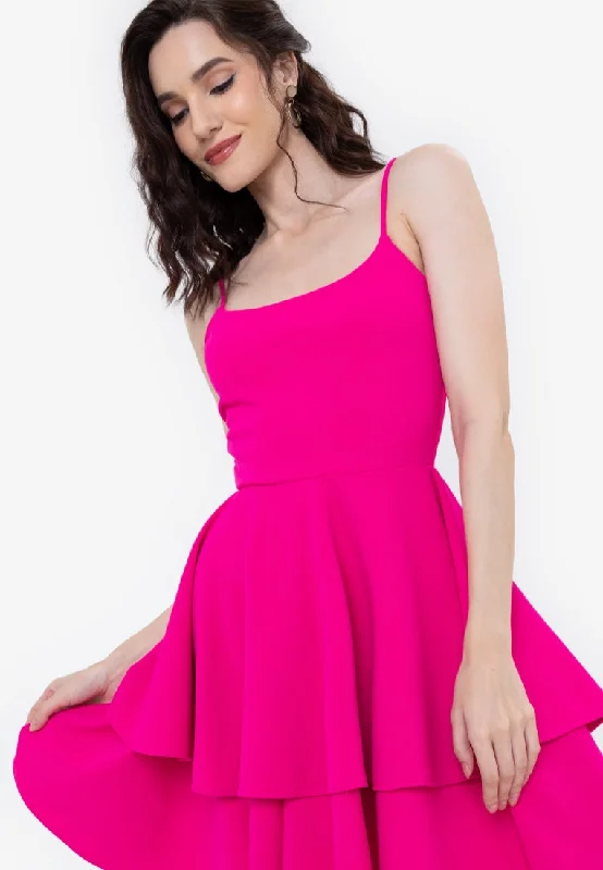 Mini dresses with asymmetric hems for a fashion - forward lookEthereal