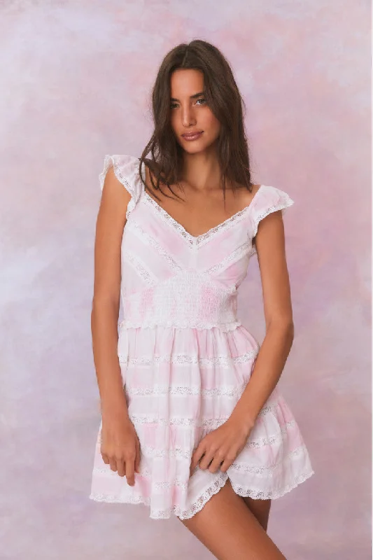 Mini dresses with one - shoulder designsFinny Hand Dyed Mini Dress
