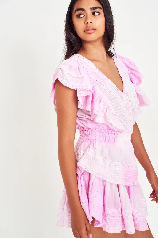 Mini dresses with mesh panels for a sexy and trendy lookGwen Mini Dress - PEONY PINK Mini dresses with mesh panels for a sexy and trendy lookGwen Mini Dress - PEONY PINK
