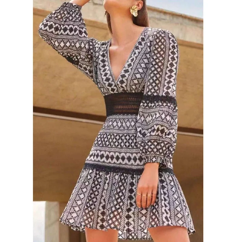 Mini dresses with ruched bodices for a feminine touchKittenAlarm - Ivanna Eyelet Mini Dress Mini dresses with ruched bodices for a feminine touchKittenAlarm - Ivanna Eyelet Mini Dress