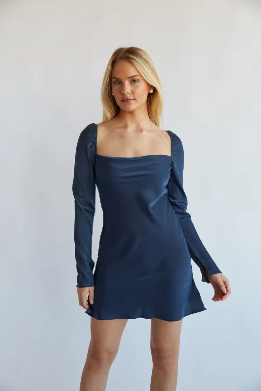 Mini dresses with beaded embellishments for a fancy eventRaven Open Back Long Sleeve Mini Dress Mini dresses with beaded embellishments for a fancy eventRaven Open Back Long Sleeve Mini Dress