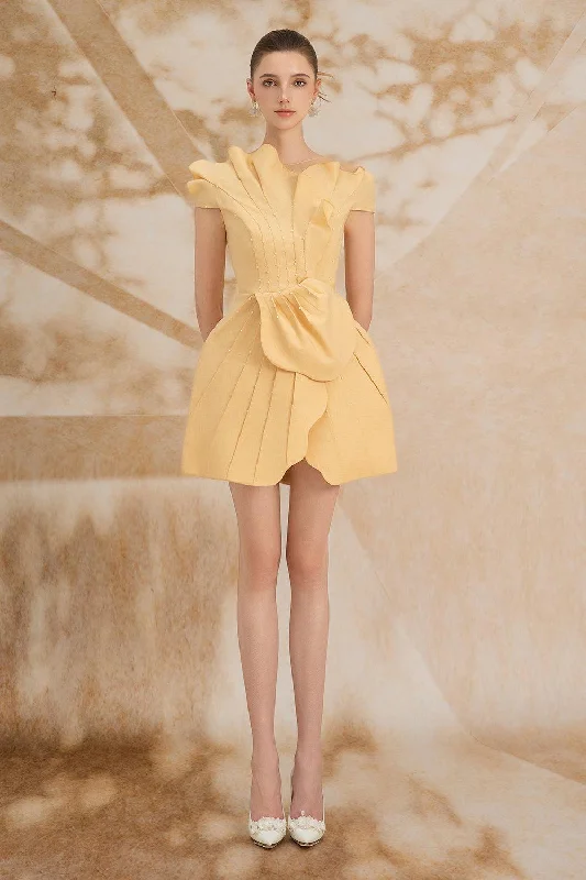 Polyester mini dresses for easy careRosalba A-line Cap Sleeved Polycotton Mini Dress Polyester mini dresses for easy careRosalba A-line Cap Sleeved Polycotton Mini Dress