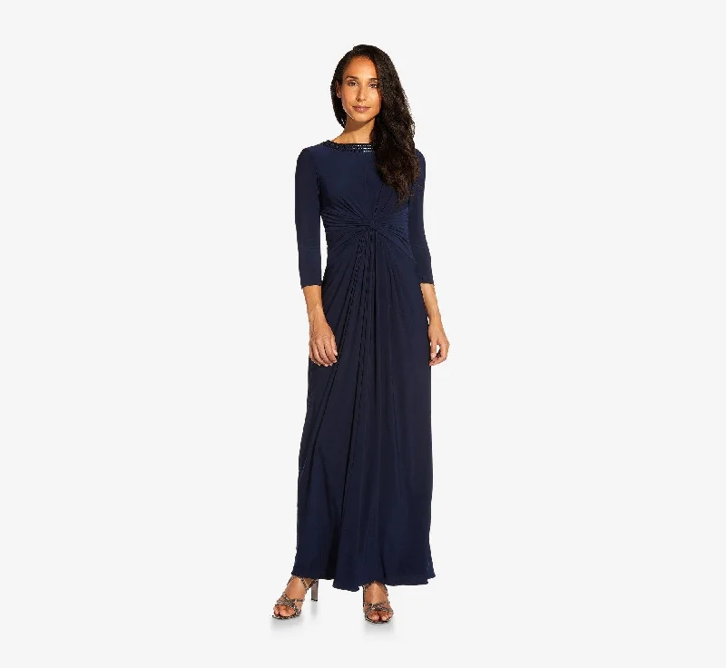 Bodycon dress for a music festivalAdrianna Papell AP1E207502 Long Sleeve Long Dress Bodycon dress for a music festivalAdrianna Papell AP1E207502 Long Sleeve Long Dress