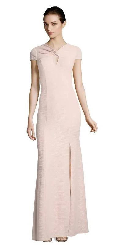 Bodycon dress with a peplum hem​Adrianna Papell AP1E203510 Long Formal Trumpet Gown