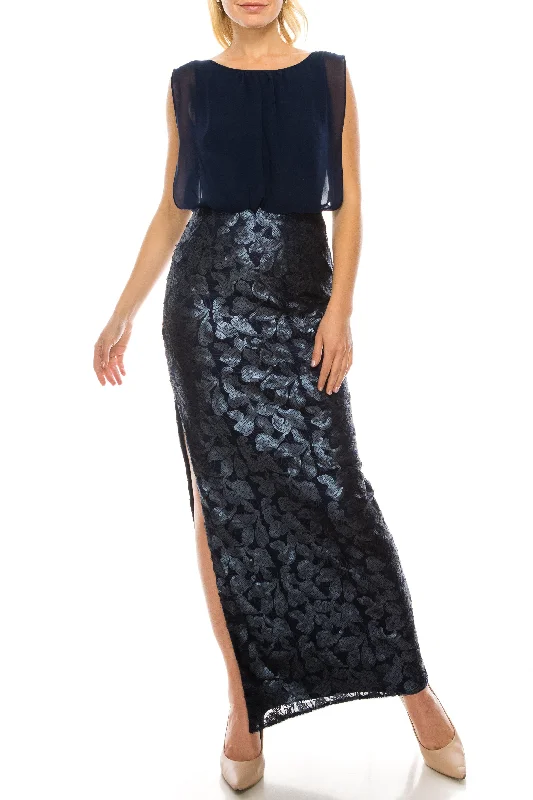 Bodycon dress with a floral print for a feminine touchAidan Mattox Long Formal Blouson Evening Dress Bodycon dress with a floral print for a feminine touchAidan Mattox Long Formal Blouson Evening Dress