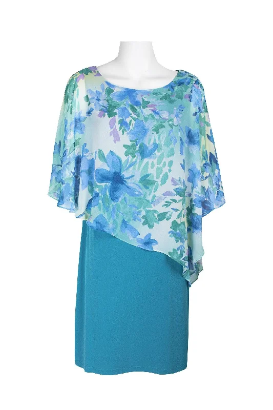 Printed cocktail dresses with geometric patterns for a contemporary aestheticConnected Apparel Floral Print Short Chiffon Dress Sale Printed cocktail dresses with geometric patterns for a contemporary aestheticConnected Apparel Floral Print Short Chiffon Dress Sale