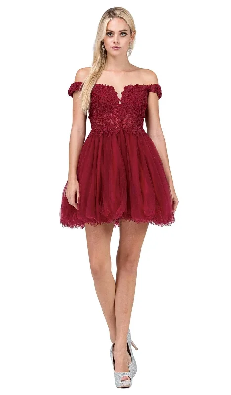 Cocktail dresses with cold - shoulder designs in a lightweight fabricDancing Queen - 2248 Off shoulder Beaded Lace A Line Cocktail Dress Cocktail dresses with cold - shoulder designs in a lightweight fabricDancing Queen - 2248 Off shoulder Beaded Lace A Line Cocktail Dress