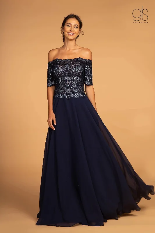 Bodycon dress made of stretchy spandex for comfortEmbroidered Bodice Prom Long Dress Bodycon dress made of stretchy spandex for comfortEmbroidered Bodice Prom Long Dress