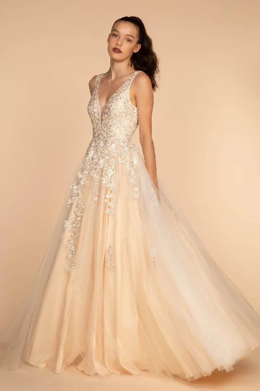 Bodycon dress with a transparent panelJewel Embellished Illusion Deep V-Neck Long Dress Bodycon dress with a transparent panelJewel Embellished Illusion Deep V-Neck Long Dress