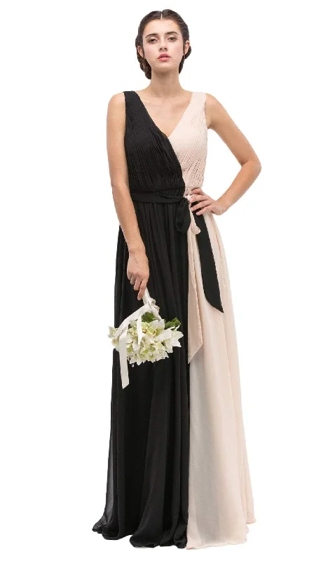 Wedding guest dresses with fringe accents for a bohemian - inspired weddingEureka Fashion - V-neck Chiffon Pleated A-line Dress Wedding guest dresses with fringe accents for a bohemian - inspired weddingEureka Fashion - V-neck Chiffon Pleated A-line Dress