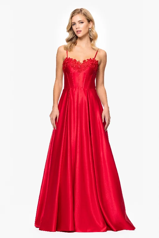 Velvet cocktail dresses with long sleeves for winter galas"Hope" Long Spaghetti Strap Corset Applique Gown Velvet cocktail dresses with long sleeves for winter galas"Hope" Long Spaghetti Strap Corset Applique Gown
