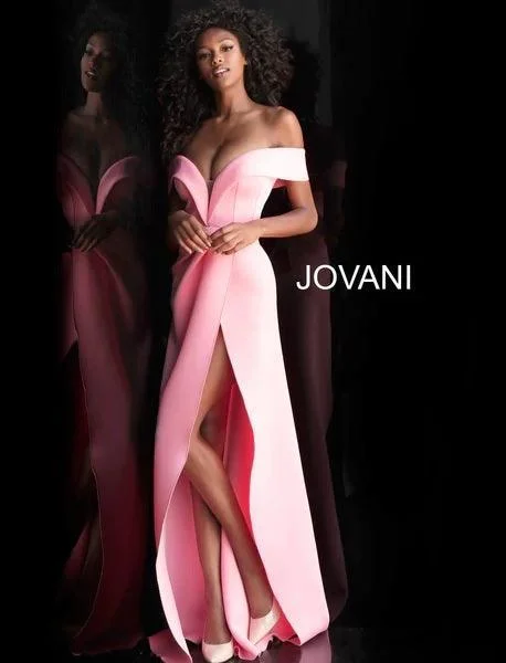 Wedding guest dresses with cold - shoulder designs and solid colorsJovani 66806 Off Shoulder Formal Long Dress Wedding guest dresses with cold - shoulder designs and solid colorsJovani 66806 Off Shoulder Formal Long Dress