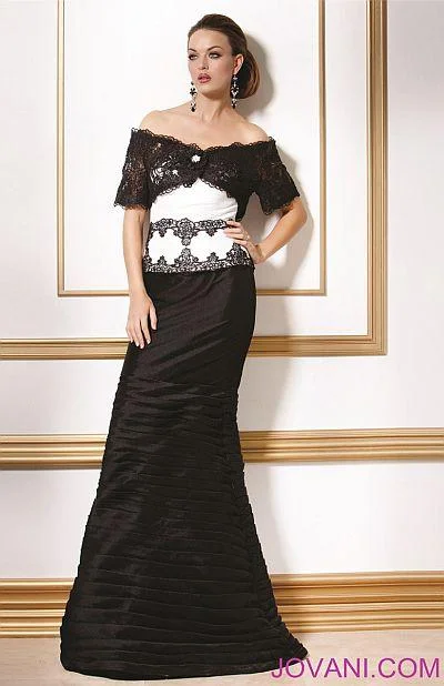 Bodycon dress for a DIY - customized styleJovani 71673 Off Shoulder Long Prom Dress