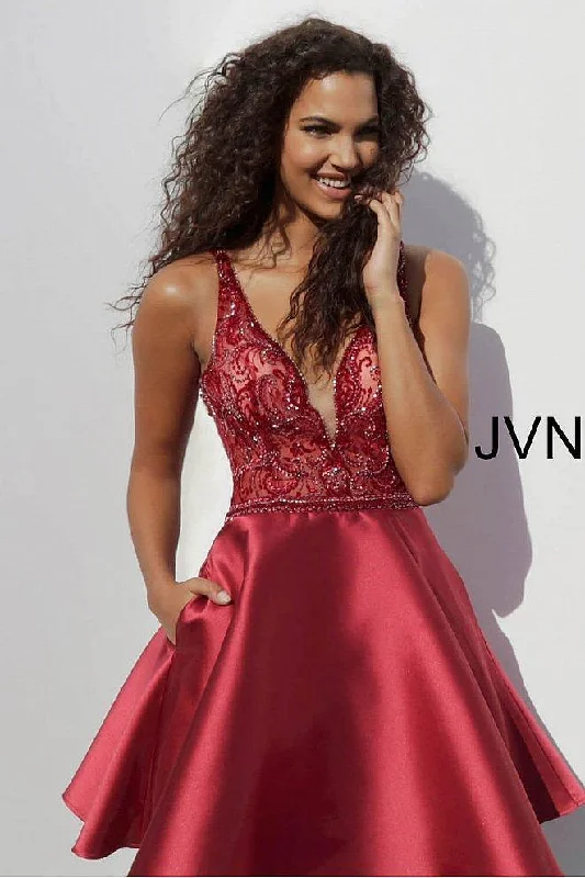Wedding guest dresses with belted waists and knee - length skirtsJovani 64206 Short Prom Dress Wedding guest dresses with belted waists and knee - length skirtsJovani 64206 Short Prom Dress