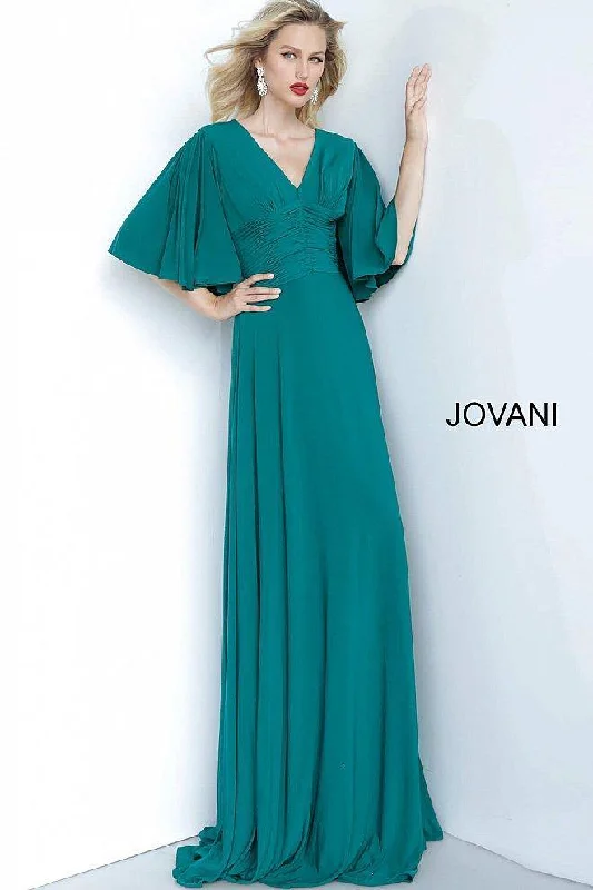 Bodycon dress with a cold - shoulder design​Jovani 1547 Long Formal Dress