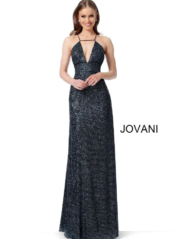 Bodycon dress made of stretchy spandex for comfort​Jovani 1551 Prom Long Dress