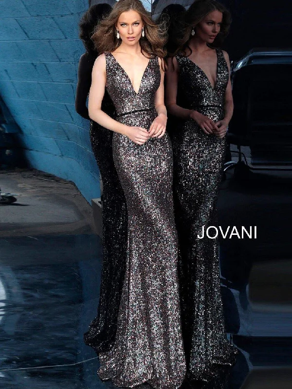 Bodycon dress with a bow accent​Jovani 1751 Prom Long Dress