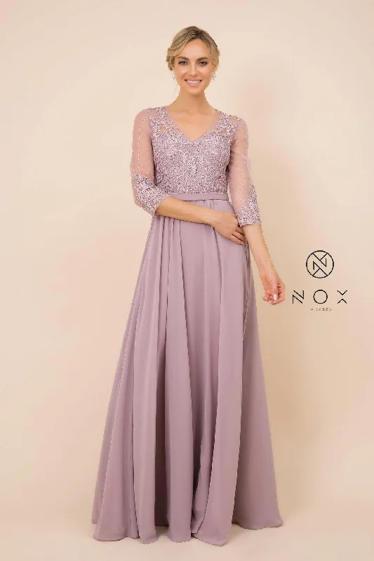 Bodycon dress with a lace - up front​Long Formal Mother of the Bride Dress Sale