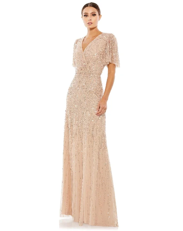 Satin wedding guest dresses with side slits for a sexy touchMac Duggal Long Mother of the Bride Dress Sale Satin wedding guest dresses with side slits for a sexy touchMac Duggal Long Mother of the Bride Dress Sale