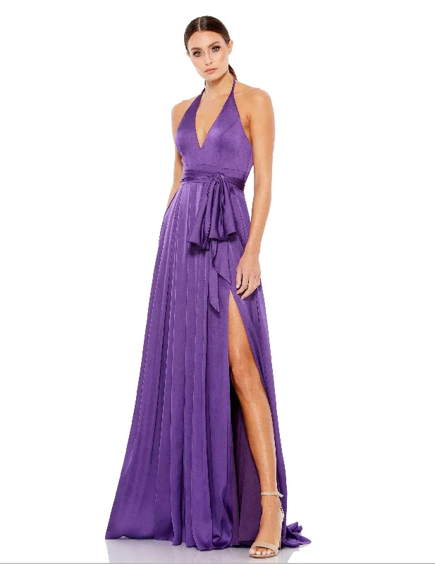 Wedding guest dresses with patchwork designs for a unique lookMac Duggal 26531 Prom Long halter Pleated Dress Wedding guest dresses with patchwork designs for a unique lookMac Duggal 26531 Prom Long halter Pleated Dress