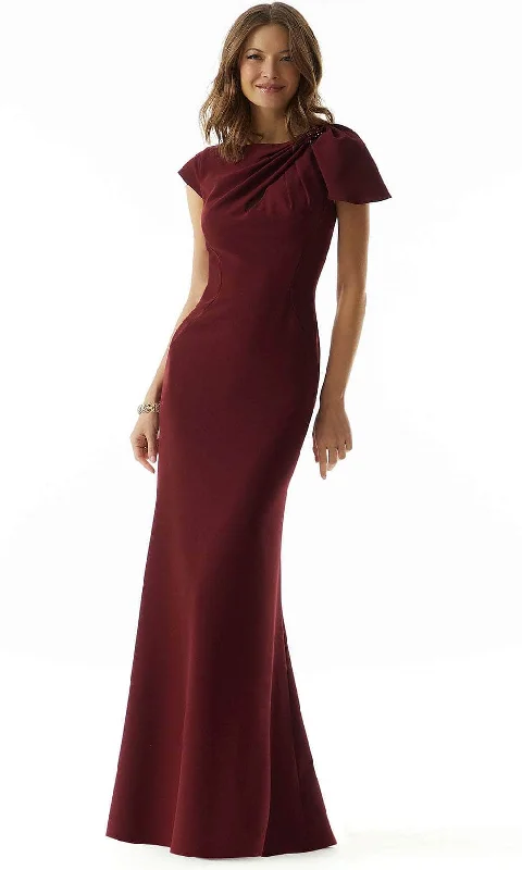 Wedding guest dresses with keyhole backs and flowing fabricsMGNY by Mori Lee 73022 - Cap Sleeve Draped Evening Dress Wedding guest dresses with keyhole backs and flowing fabricsMGNY by Mori Lee 73022 - Cap Sleeve Draped Evening Dress