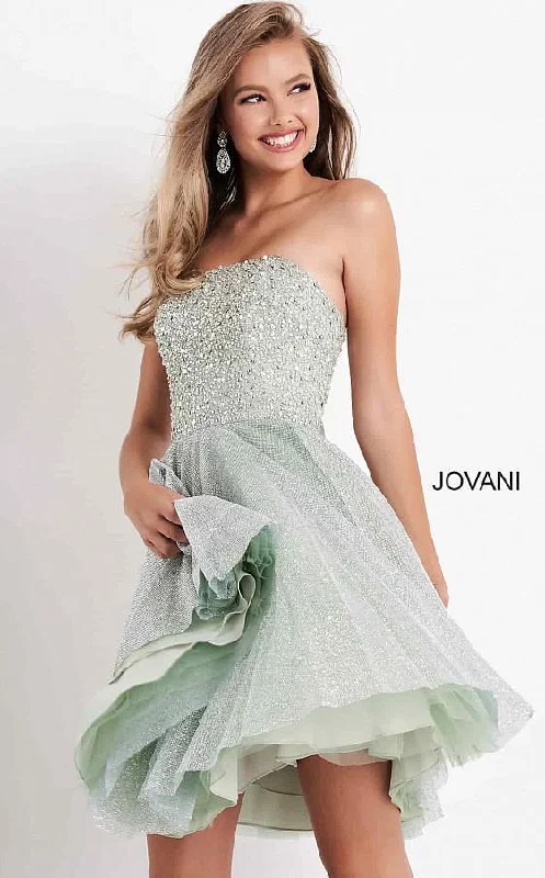 Wedding guest dresses with belted waists and knee - length skirtsJovani 04445 Prom Strapless Homecoming Dress K Wedding guest dresses with belted waists and knee - length skirtsJovani 04445 Prom Strapless Homecoming Dress K