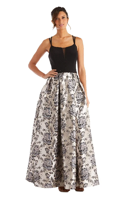 Bodycon dress in a camouflage print​Morgan & Co 12820 Long Formal Dress