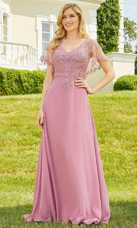 One - shoulder wedding guest dresses with beaded detailsMori Lee 72517 - Flutter Illusion Sleeve A-Line Long Dress One - shoulder wedding guest dresses with beaded detailsMori Lee 72517 - Flutter Illusion Sleeve A-Line Long Dress